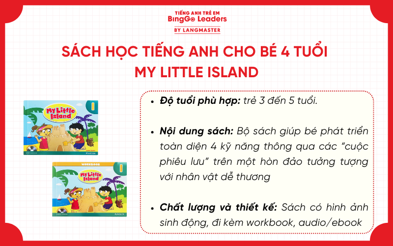 Sách học tiếng Anh cho bé 4 tuổi My Little Island