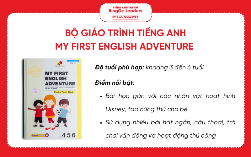 Giáo trình tiếng Anh cho trẻ mầm non My First English Adventure