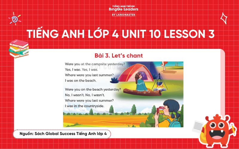 Bài tập số 3 tiếng Anh lớp 4 Unit 10 Lesson 3 Global Success