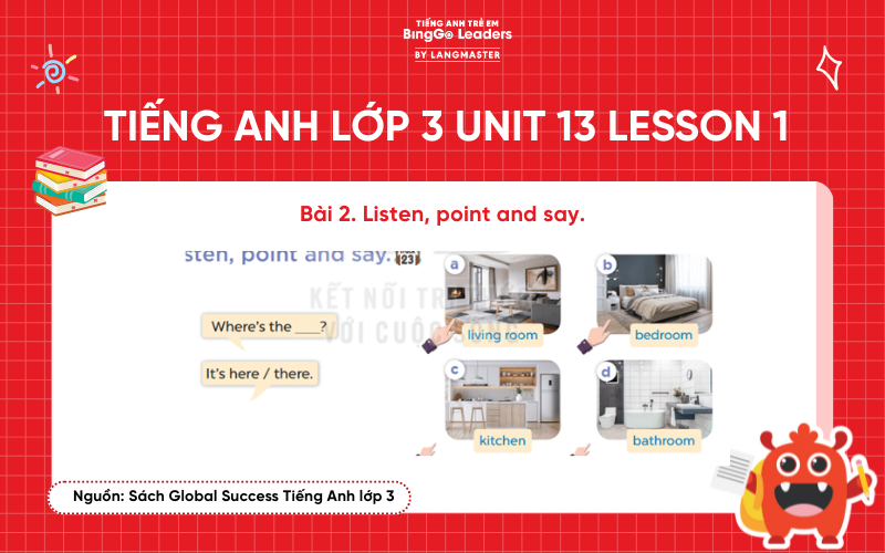 Bài tập số 2 tiếng Anh lớp 3 Unit 13 Lesson 1 Sách Global Success