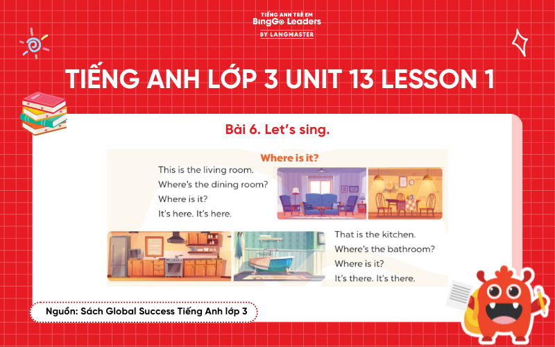 Bài tập số 6 tiếng Anh lớp 3 Unit 13 Lesson 1 Sách Global Success