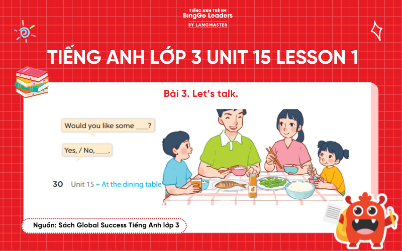 Bài tập số 3 tiếng Anh lớp 3 Unit 15 Lesson 1 Sách Global Success