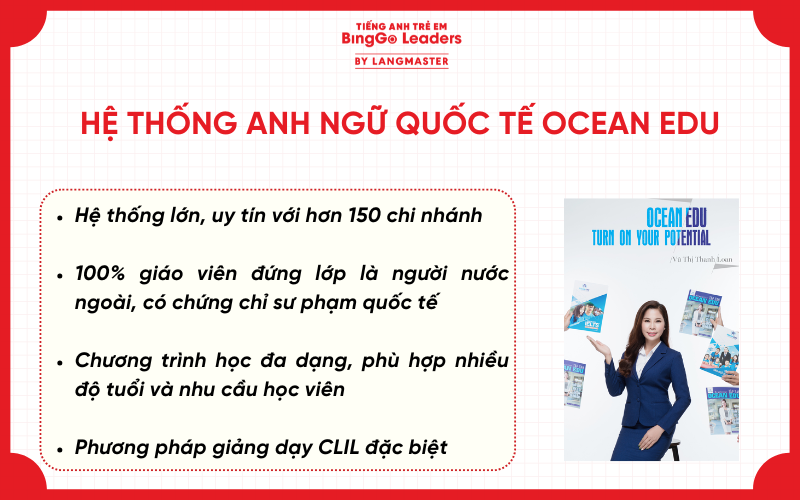 Trung tâm tiếng Anh tại Hà Đông Hà Nội Ocean Edu