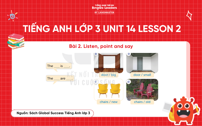 Bài tập số 2 tiếng Anh lớp 3 Unit 14 Lesson 2 Global Success