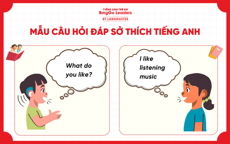 Dạy bé học tiếng Anh giao tiếp với mẫu câu về sở thích