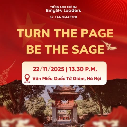 KHÉP LẠI THÁNG 11 VỚI HOẠT ĐỘNG NGOẠI KHÓA: TURN THE PAGE, BE THE SAGE