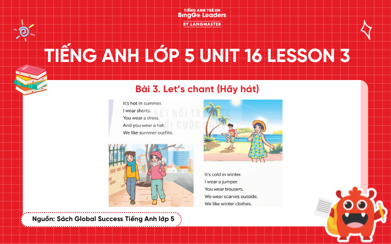 Bài tập tiếng Anh lớp 5 Unit 16 Lesson 3
