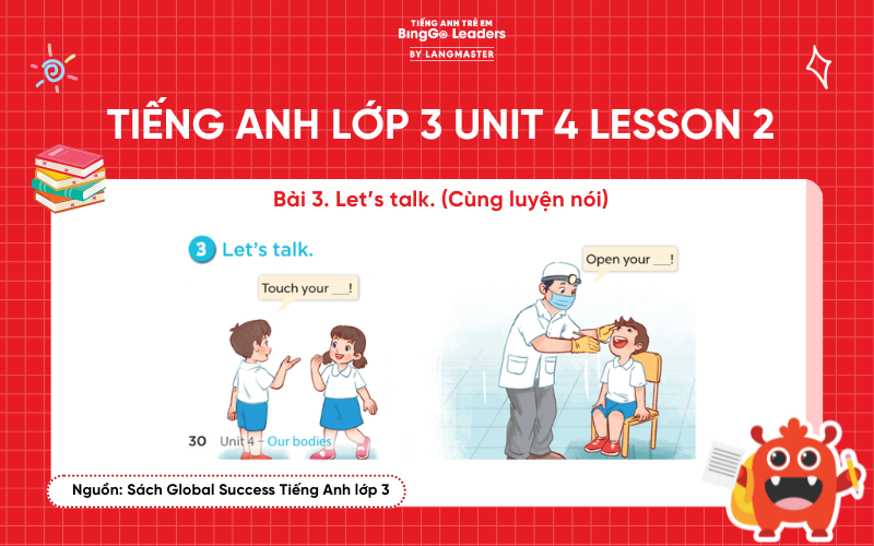 Bài tập tiếng Anh lớp 3 Unit 4 Lesson 2