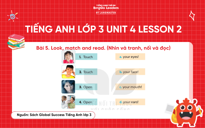 Bài tập tiếng Anh lớp 3 Unit 4 Lesson 2