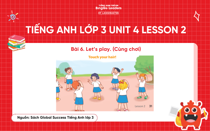 Bài tập tiếng Anh lớp 3 Unit 4 Lesson 2