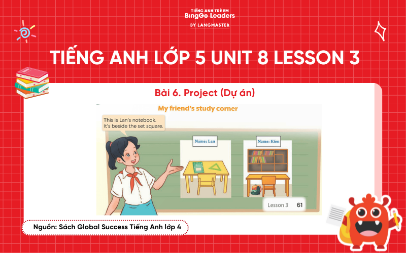 Bài tập tiếng Anh lớp 5 Unit 8 Lesson 3 sách Global Success