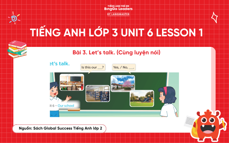 Bài tập tiếng Anh lớp 3 Unit 6 Lesson 1 sách Global Success