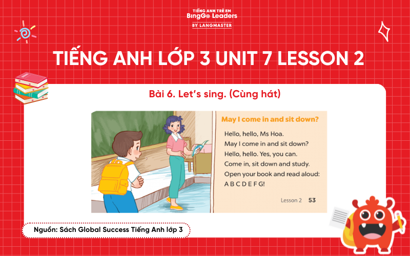 Bài tập tiếng Anh lớp 3 Unit 7 Lesson 2 sách Global Success