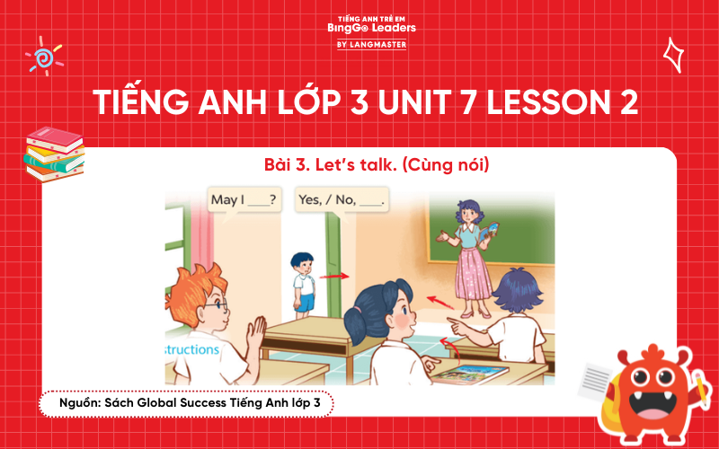 Bài tập tiếng Anh lớp 3 Unit 7 Lesson 2 sách Global Success