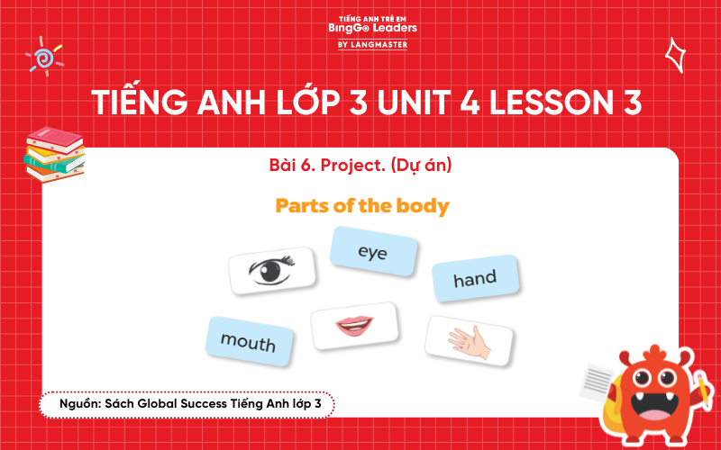 Bài tập tiếng Anh lớp 3 Unit 4 Lesson 3 sách Global Success