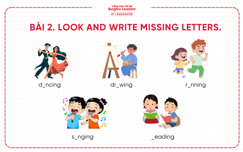 Bài tập số 2 tiếng Anh lớp 3 chương trình Smart Start có kèm đáp án