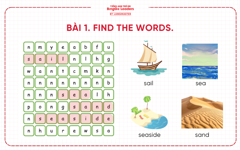 Đáp án bài tập số 1 tiếng Anh lớp 2 Global Success