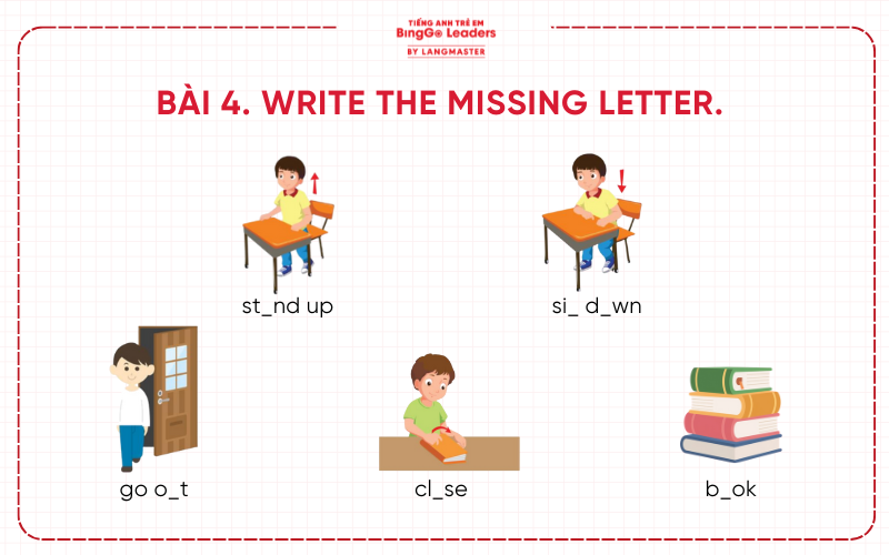 Bài tập bổ trợ tiếng Anh lớp 3 Global Success