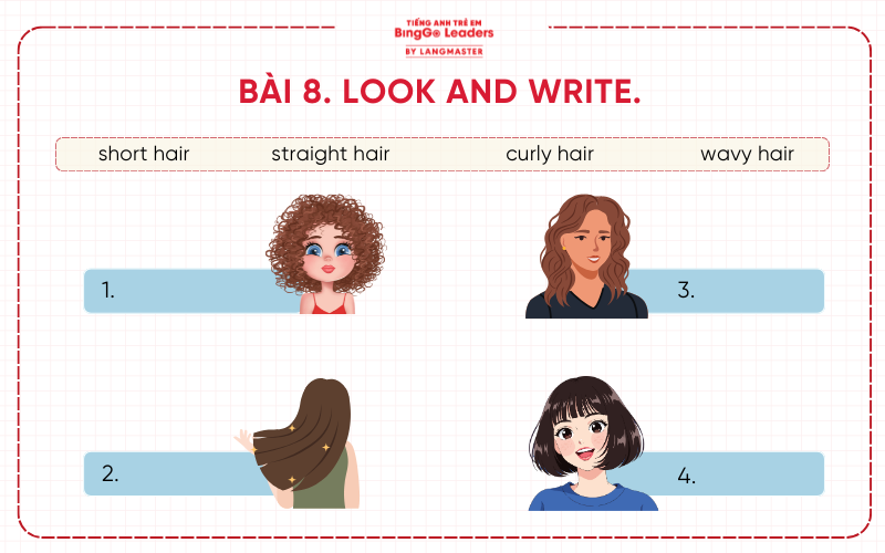 Bài tập bổ trợ tiếng Anh lớp 2 Family and Friends cho bé