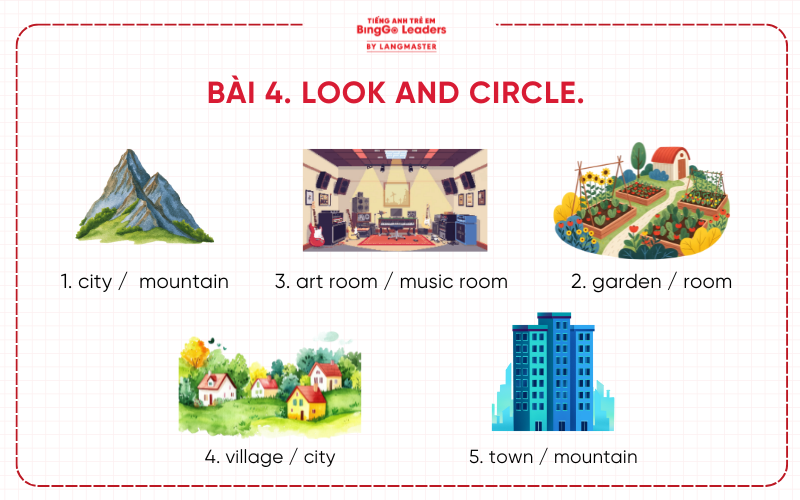 Bài tập tiếng Anh lớp 4 Global Success cho bé ôn tập tại nhà