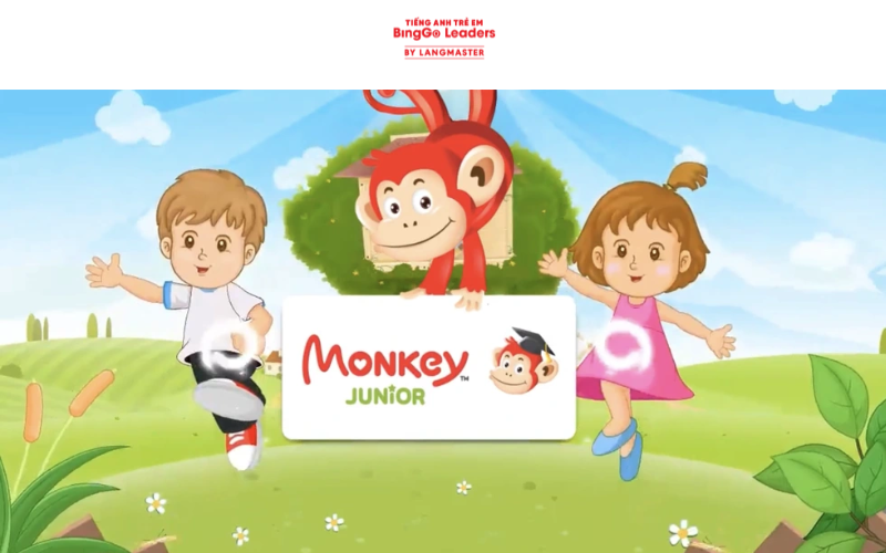 Ứng dụng học tiếng Anh cho bé Monkey Junior