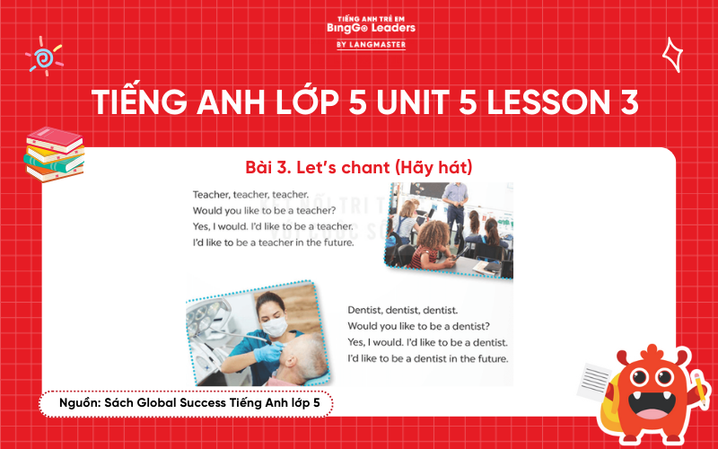 Bài tập tiếng Anh lớp 5 Unit 5 Lesson 3