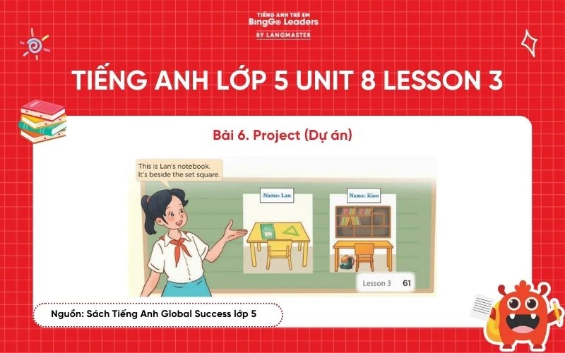Bài tập tiếng Anh lớp 5 Unit 8 Lesson 3 sách Global Success