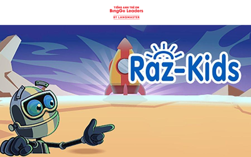 Trang web học tiếng Anh online cho trẻ em Raz-Kids