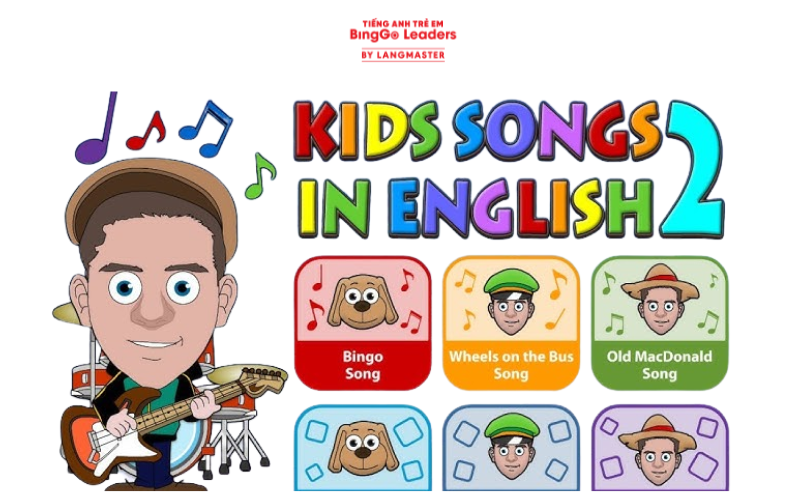 Trang web học tiếng Anh online cho trẻ em Dream English Kids Song