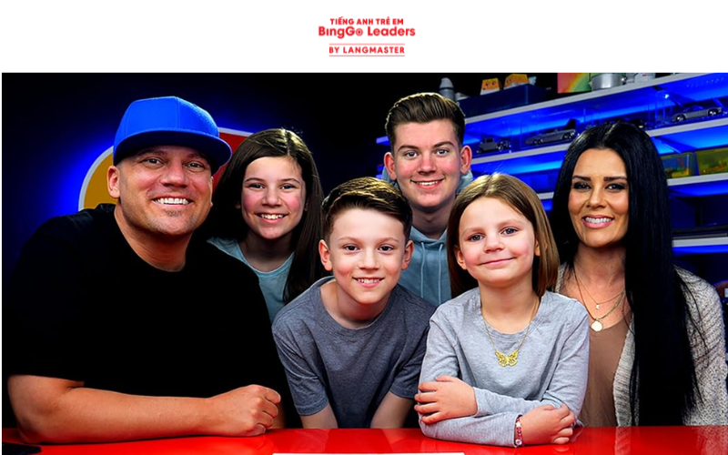 Đội ngũ kênh Youtube học tiếng Anh online cho trẻ em Art for Kid Hub 