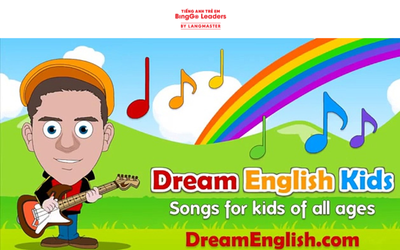 Kênh Youtube học tiếng Anh cho trẻ em Dream English Kids