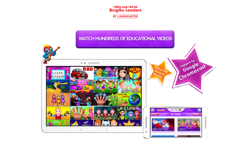 App học tiếng Anh miễn phí cho bé ChuChuTV Lite