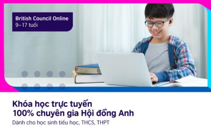 Khóa học tiếng Anh online cho trẻ em British Council