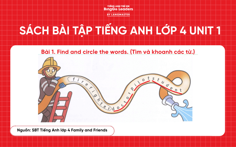 Bài tập tiếng Anh lớp 4 Family and Friends Unit 1