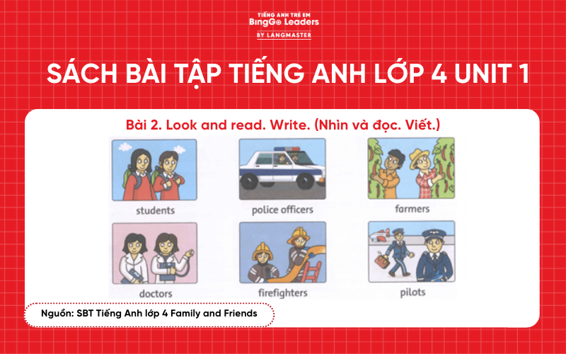 Bài tập tiếng Anh lớp 4 Family and Friends Unit 1