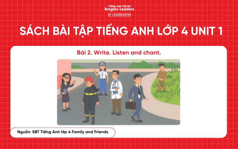 Bài tập tiếng Anh lớp 4 Family and Friends Unit 1