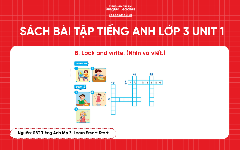 Bài tập tiếng Anh lớp 3 iLearn Smart Start Unit 1