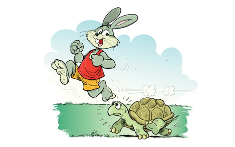 Truyện tiếng Anh cho trẻ em Rùa và Thỏ (Nguồn ảnh: Internet)