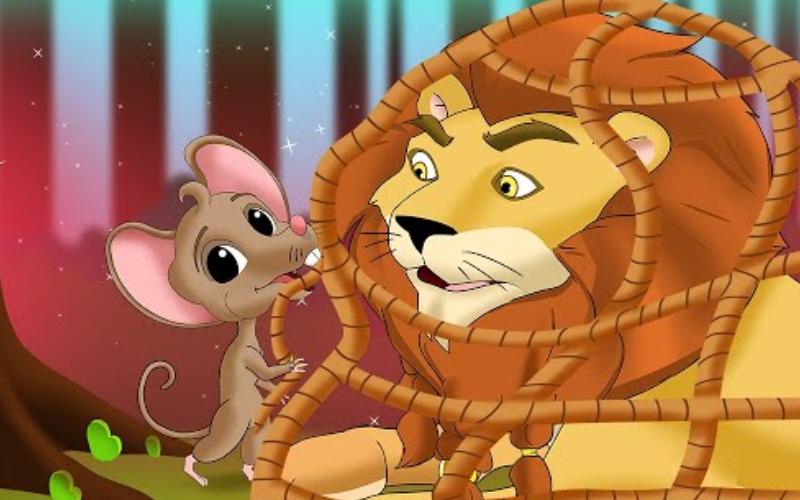Truyện tiếng Anh cho trẻ em Sư tử và con chuột (Nguồn ảnh: Internet)