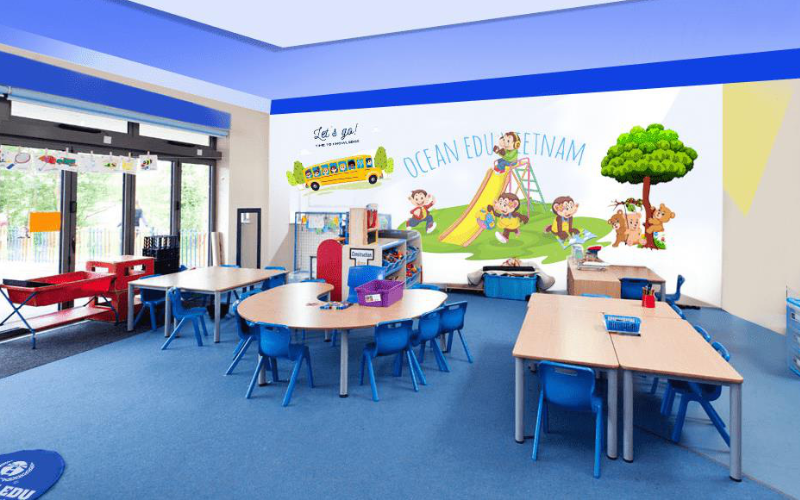 Trung Tâm tiếng Anh cho trẻ em tại Hà Nội Ocean (Nguồn: Internet)