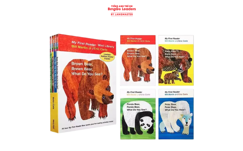 Sách dạy tiếng Anh cho trẻ em Browm Bear (Nguồn ảnh: Internet)