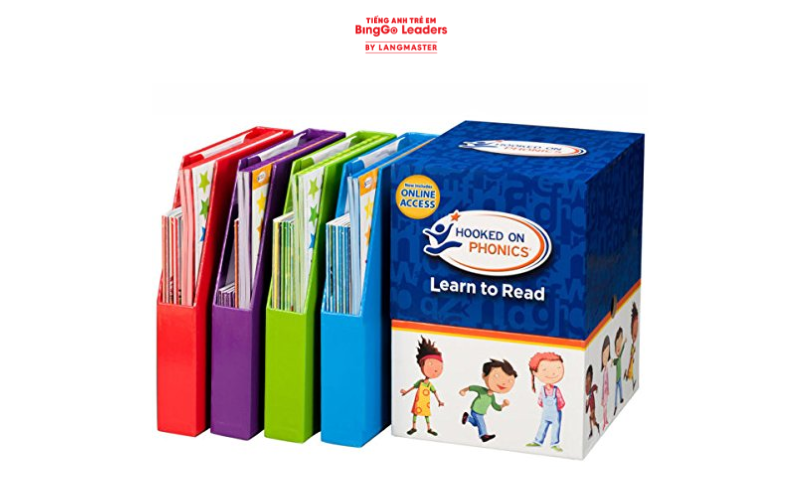 Sách dạy tiếng Anh cho trẻ em Hooked on Phonics (Nguồn ảnh: Internet)