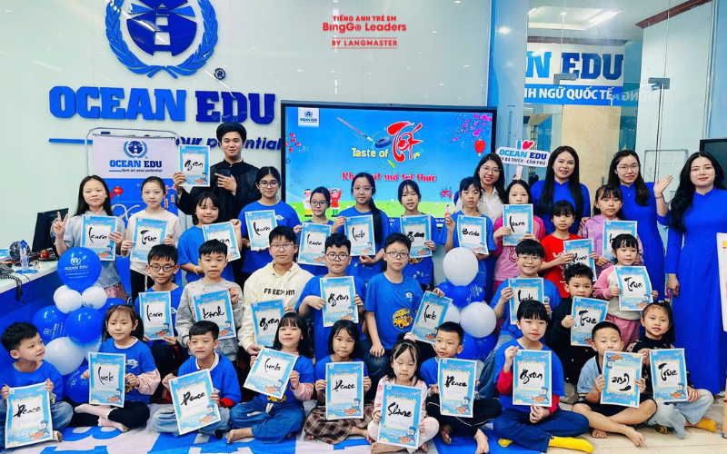Trung tâm Tiếng Anh cho bé 4 tuổi Ocean Edu