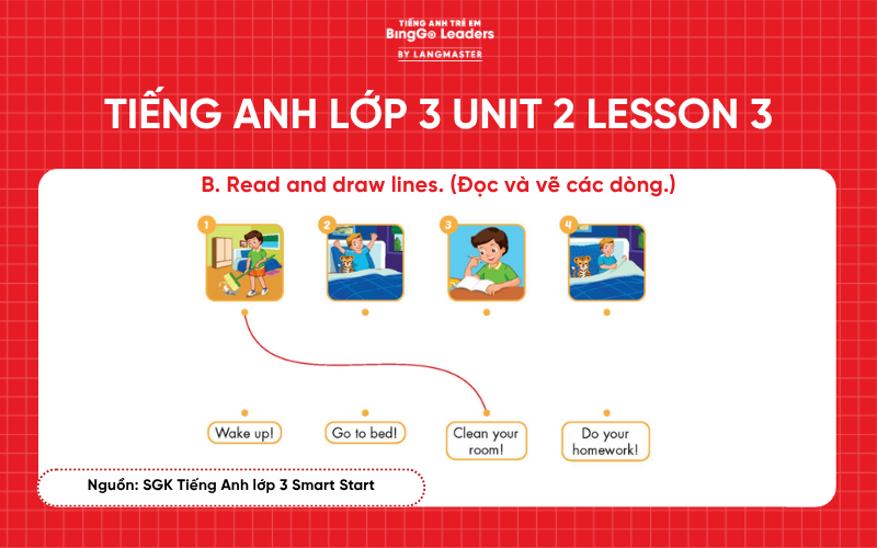 Bài tập Tiếng Anh lớp 3 Smart Start Unit 2 Lesson 3
