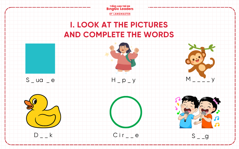 Đề thi tiếng Anh lớp 2 học kì 1