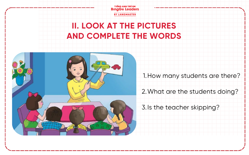 Đề thi tiếng Anh lớp 2 học kì 1