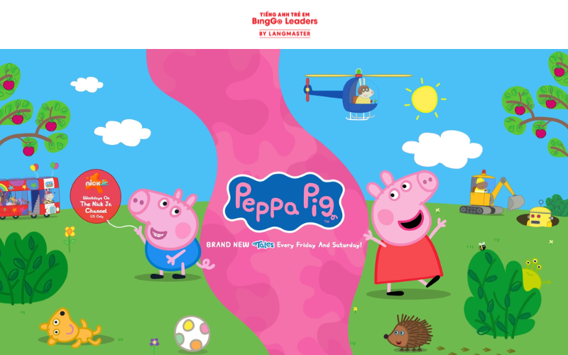 Kênh video học tiếng Anh cho trẻ em Peppa Pig Official