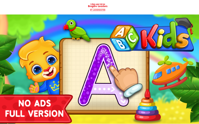 App học tiếng Anh cho bé 4 tuổi