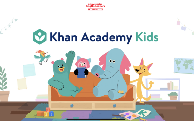 App học tiếng Anh cho bé 4 tuổi Khan Academy Kids