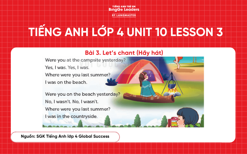 Bài tập tiếng Anh lớp 4 Unit 10 Lesson 3 sách Global Success